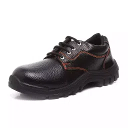 Agarson Steel Toe Safety Shoes Low Ankle PVC Sole Orange Full Grain Leather Size UK 7, FUTURE Orange-7-image-25