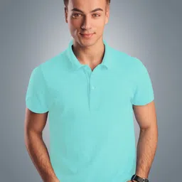 INVICTUS Men Polo Collar Regular Fit Cotton T-shirt-image-47