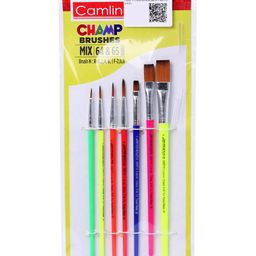 Camlin Champ Brushes Series 64 & 65 Pack of 7 Brushes - Multicolor-25