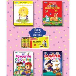Colouring Books (Set of 4 Books)- English-8