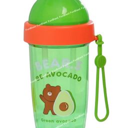 FunBlast Tumbler with Lid and Straw  Green - 480 ml-picture-16