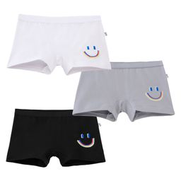 Plan B Pack Of 3 95% Cotton 5 % Elastane Smiley Printed Boxers - Grey & Blue-picture-21