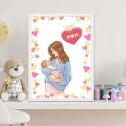 Outfit collections Modern Art Kids Painting For Wall Décor-image-61