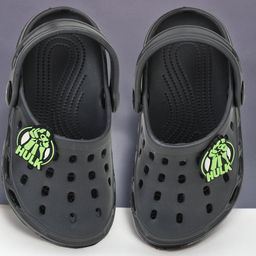 Toothless Marvel  Featuring Hulk   Embellished Slingback Clogs - Grey-picture-17