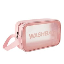 INPOUT Clear Pouch Waterproof Toiletry Storage Kit (small)(Color may vary)-image-37