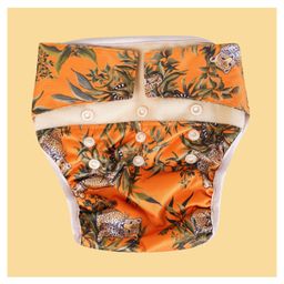 Elly Belly Reusable cloth diaper Velcro Closure Free Size (03 Months to 3 Years) - Leopard Printed-image-78