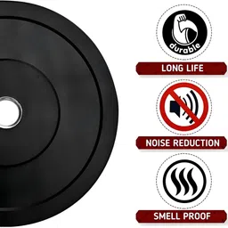 HackerX 14 Pieces Rubber Adjustable Dumbbell Set - 1 kg Each image 2