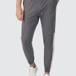 GOTO Men Striped Mid-Rise Joggers-image-45