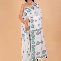 NEGRONI Ethnic Motifs Printed Ready to Wear Saree-image-11
