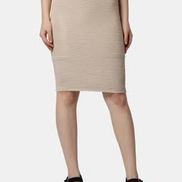 Popwings Straight Knee Length Pencil Skirt-picture-24