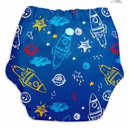 Superbottoms BASIC Washable & Reusable Cloth Diapers - Quick dry high absorption Diapers for Baby (3m-3y) Pack of 4 (2 Shell + 2Pad) Freesize Adjustable Reduces Rash, 7 kg to 17 kg image 4