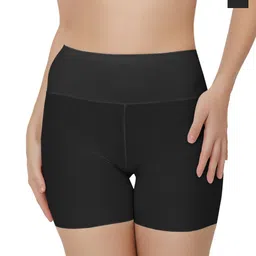 Bella Voste Pack Of 2 Seamless Boy Shorts Briefs PT-204-Black-Black-M-picture-44
