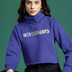 DressBerry Turtle Neck Printed Sweatshirt-image-13