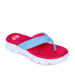 Aha by Liberty Women's Blue & Pink Flip Flops-picture-19