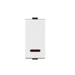 Anchor Roma Plus 1 Module 10 AX 1 Way Switch with LED Indicator White 289103-21