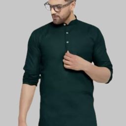 ANUJ FASHION Men Blended A-Line Kurtas-picture-3