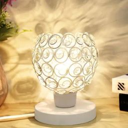Homesake White Metal Table Lamp-12
