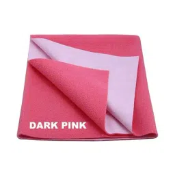 Elementary Smart Dry Waterproof Bed Protector Sheet Small - Dark Pink-picture-1