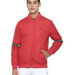 Allen Solly Sport Red Regular Fit Jacket-picture-1