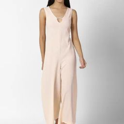 Forever 21 Beige Full Length Jumpsuit-image-80