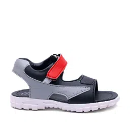 Tiny Bugs kids Black Floater Sandals-image-28