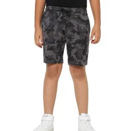 Jack & Jones Junior Grey Camouflage Print Regular Shorts-image-85