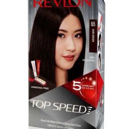 Revlon Top Speed Hair Color Dark Brown 65 Combo Set-image-5