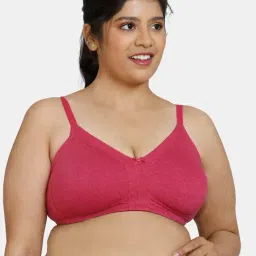 Zivame Pink Non-Wired Full Coverage Bra-image-27