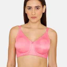 Zivame Pink Non-wired Non-padded Full Coverage Bra-picture-11