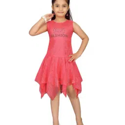 Aarika Kids Red Embroidered Dress-image-47