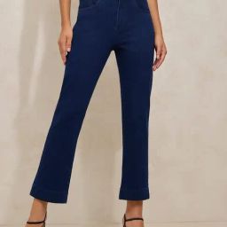SHOWOFF Navy Blue Solid Jeans-image-78