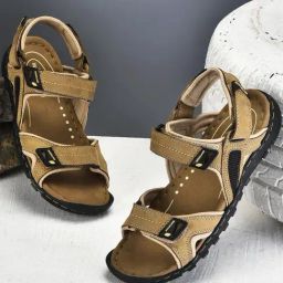 Woodland Men's Khaki Floaters-picture-10