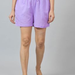 Suha Women Mid Rise Loose Fit Regular Shorts-image-43
