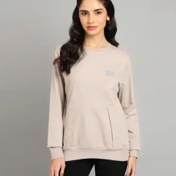 Royal Enfield Pink Cotton Terry Regular Fit Sweatshirt-image-88