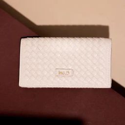 Inc.5 Beige Woven Medium Bi-Fold Wallet-image-2