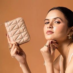 Inc.5 Beige Quilted Medium Wallet-image-79