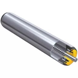 Interroll Round Conveyor Roller Spring Loaded 40mm Dia. x 550mm L 3000N Load Capacity 8mm Spindle 576mm Overall, RD-17W1JF4EAB RL550-image-99