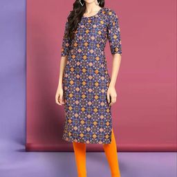 ethnic basket Cotton Embroidered Kurta-picture-3