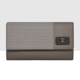 Esbeda Gunmetal Textured Medium Wallet-68