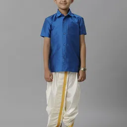Ramraj Boys Shirt with Dhoti Pants-image-97