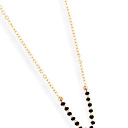 Abdesigns Gold-Plated Black Beaded Mangalsutra-image-83