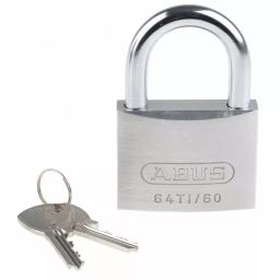 ABUS 64TI Key Weatherproof Titanium Weatherproof Padlock 9.5 mm Shackle 60 mm Body, 64TI/60-image-87