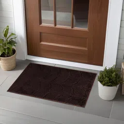 Kuber Industries Brown Microfiber Doormats-image-91