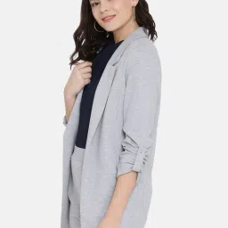 ISU by Radhika Apte Grey Textured Jacket image 3