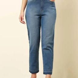 U.S. Polo Assn. Blue Cotton Mom Fit Jeans-picture-45
