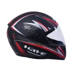HIKER by Varroc WAVE PRO MAX Helmet Matt Black Small 580 mm Full Face, HD1-32