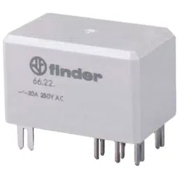 Finder PCB Mount Power Relay 24 V DC Coil 50 A Switching Current DPST, 66.22.9.024.0600S-picture-45