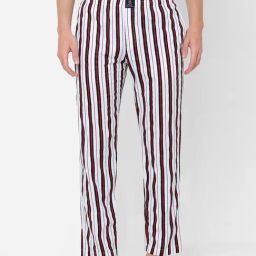 Urban Scottish Multicolored Regular Fit Striped Lounge Pants-image-69