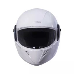 HIKER by VARROC Wave Pro Full Face Helmet for Men & Women 580 mm S Size Gloss White ISI Certified Flip-Up, Lightweight, Polycarbonate Visor for Clear Visibility (Pack of 4)-image-4