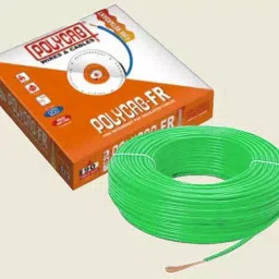 Polycab 6 Sq.mm 1 Core HFFR House Cable Green (200 m)-image-36